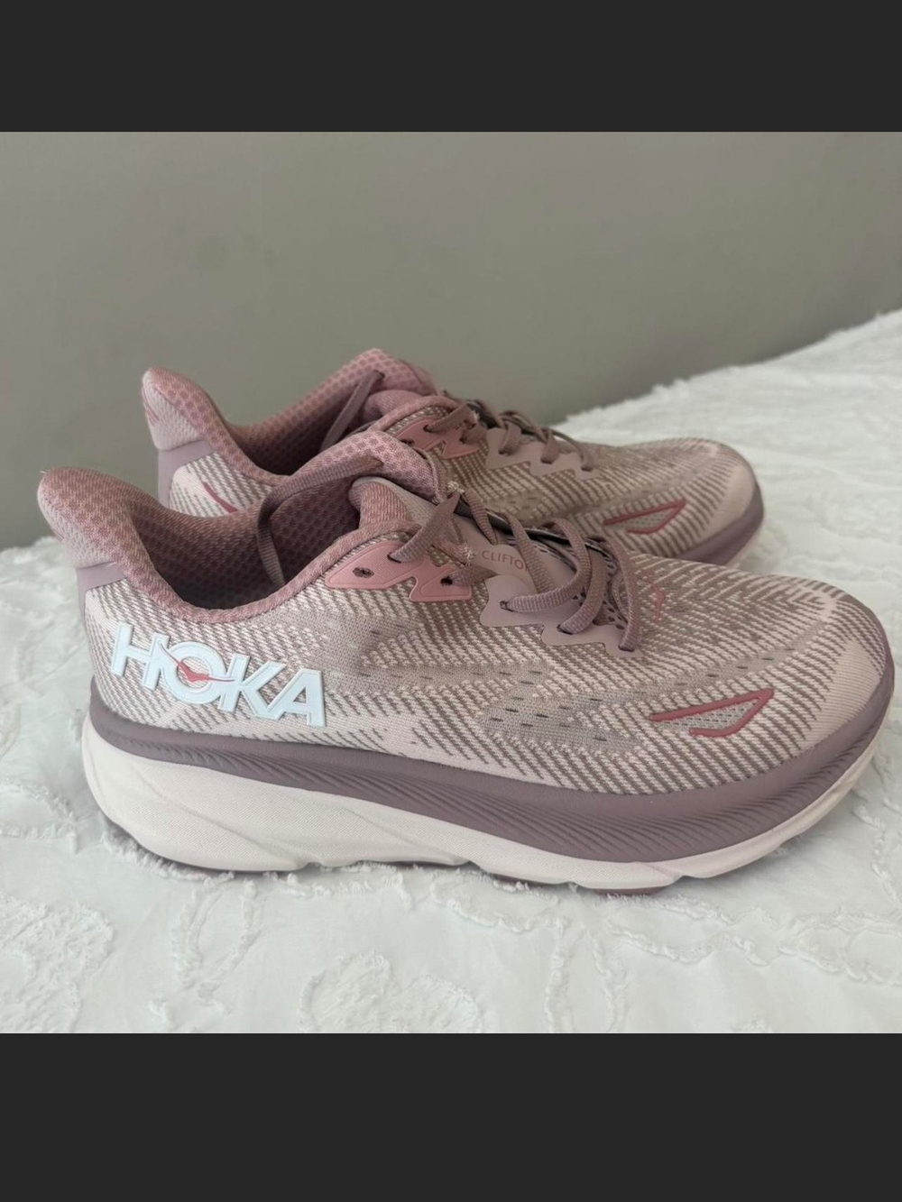 Hoka One One Women's Dusty Pink  Athletic Running Shoes